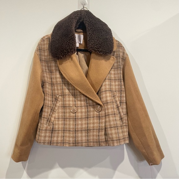 FINAL PRICE Rachel Parcell Boxy Plaid Jacket Coat - Picture 2 of 11
